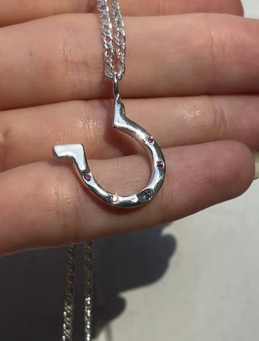 Horse girl necklace