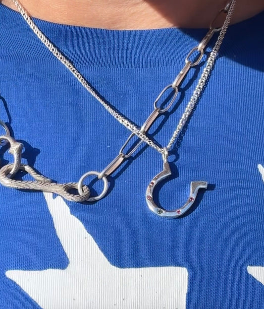 Horse girl necklace